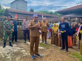 Dibuka Wabup HST, Warga Serbu Aneka Sembako di Pasar Murah Desa Kalibaru