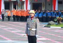Dua Kali Jadi Komandan Upacara HUT RI di Balaikota, Kapolsek Banjarmasin Tengah Dipuji Wali Kota Banjarmasin