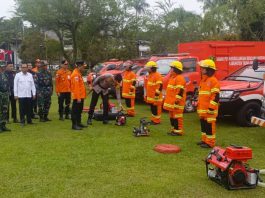 Tabalong Siaga Darurat, Bupati H. Fani Pimpin Apel Kesiapsiagaan Karhutla 2025