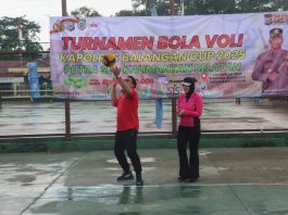 Kapolres Balangan Dorong Semangat Kebersamaan Lewat Turnamen Voli Kapolres Cup 2025