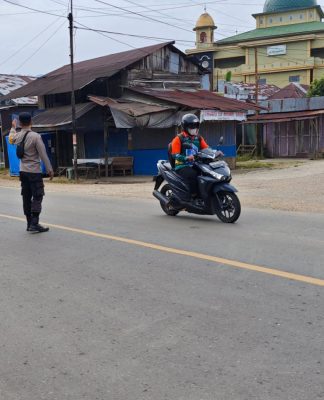 Gelar Ploting Pagi, Polres Tabalong Wujudkan Tertib Berlalu Lintas