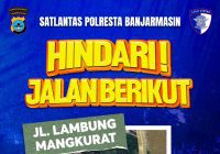 Hindari Jalan Lambung Mangkurat, Cek Rekayasa Arus Lalu Lintas Saat Aksi Unjuk Rasa