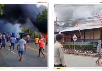 BENTROK BERDARAH DI AMBON! Dipicu Tawuran Pelajar, Kantor Desa Dibakar & 1 Siswa Tewas
