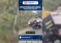 VIDEO - Rombongan Emak-emak Terbalik Usai Pikap yang Mereka Tumpangi Diduga Ugal-ugalan