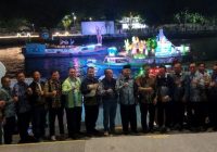 17 Jukung Hias Hiasi Sungai Martapura di Festival Wisata Budaya Pasar Terapung