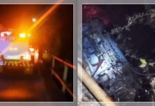 TRAGIS! Toyota Innova Terjun Bebas dan Terbalik di Bawah Jembatan Sakakajang Kalteng, Begini Kronologinya