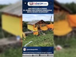 VIDEO - Misteri Kain Kuning di Jembatan Sungai Lenggana Bikin Geger Warganet