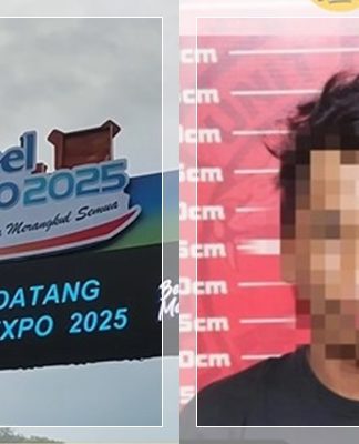 KRONOLOGI Juru Parkir Mabuk Bawa Pisau 22 Cm di Kalsel Expo 2025, Langsung Digelandang Polisi