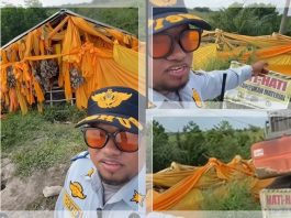KAIN KUNING MISTERIUS Melilit Jembatan Sungai Lenggana Bikin Dishub Bingung, Warganet: "Uya Kuya Jadi Pegawai Dishub"