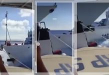 AKHIRNYA DIRILIS! Video Kapal Perang China Tabrak Kapal Penjaga Pantai Sendiri Saat Hadang Kapal Filipina