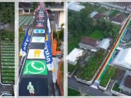 Heboh! Warga Karanganyar Cat Jalan 500 Meter Demi HUT RI, Modal Patungan Rp13 Juta Bikin Warna Warni