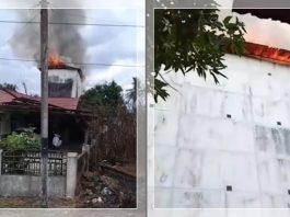 Sarang Walet Terbakar di Banua Rantau HST, Api Mengamuk Tepat di Depan Puskesmas!