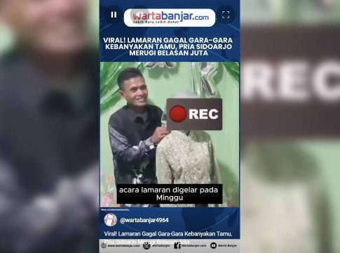 VIDEO - Viral! Lamaran Gagal Gara-Gara Kebanyakan Tamu, Pria Sidoarjo Merugi Belasan Juta