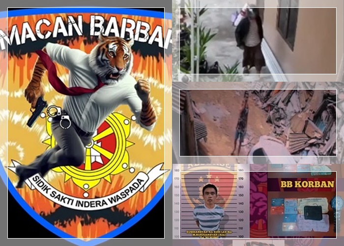 Berkali-kali Mencuri Terekam CCTV, Pelaku Akhirnya Dibekuk Macan Barbar Polres Banjarbaru