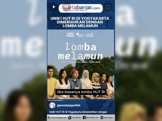 VIDEO - Unik! HUT RI di Yogyakarta Dimeriahkan dengan Lomba Melamun