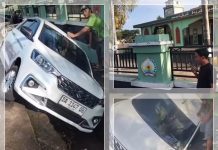 Mobil Terjun ke Saluran Air di Depan Yonif 623, Netizen: “Jadi Ingat Tayo TransBanjarbakula!”