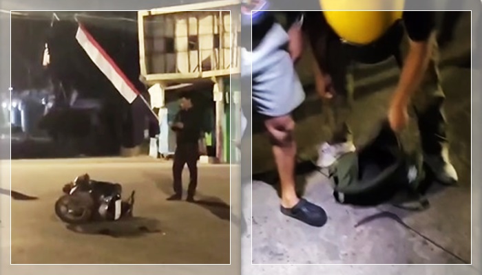 GEGER! Motor Misterius Tergeletak di Jalan Sutoyo S Banjarmasin, Diduga Milik "Geng Sireng" Bersenjata!
