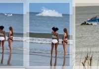 VIDEO - Detik-Detik Pesawat Jatuh di Perairan Pulau Oak Terekam Kamera Pengunjung Pantai