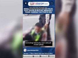 VIDEO - Remaja 17 Tahun Tabrak Polisi saat Razia di Blitar, Mengaku Panik karena Tak Punya SIM