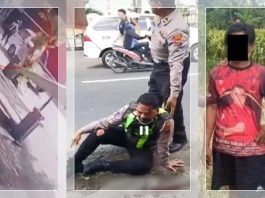 DETIK-DETIK! Polisi Blitar Ditabrak Pikap Saat Razia, Pelaku Remaja 17 Tahun Panik Kabur
