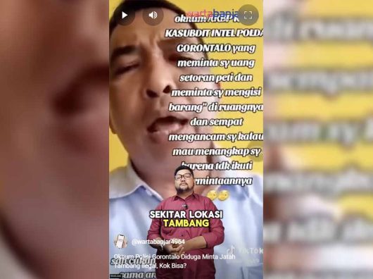 VIDEO - Oknum Polisi Gorontalo Diduga Minta Jatah Tambang Ilegal, Kok Bisa?