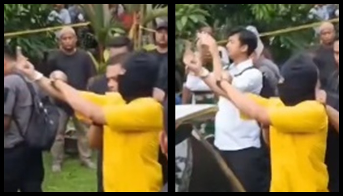 MENANTANG WARGA! Prajurit TNI Bunuh Istri di Deli Serdang, Saat Rekonstruksi Malah Acungkan Jari Tengah