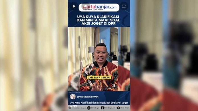 VIDEO - Uya Kuya Klarifikasi dan Minta Maaf Soal Aksi Joget di DPR