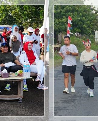 Ribuan Warga Tanah Laut Tumpah Ruah Ikuti Run & Zumba, Paling Nyentrik Diganjar Hadiah!