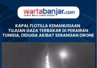 VIDEO  - Kapal Flotilla Kemanusiaan Tujuan Gaza Terbakar di perairan Tunisia, Diduga Akibat Serangan Drone
