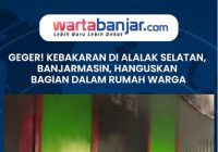 VIDEO - GEGER! Kebakaran di Alalak Selatan, Banjarmasin, Hanguskan Isi Bagian Dalam Rumah Warga
