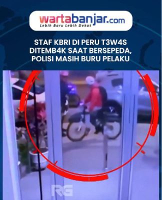 VIDEO - Staf KBRI di Peru T3w4s Ditemb4k Saat Bersepeda, Polisi Masih Buru Pelaku