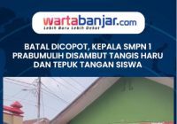 VIDEO - Batal Dicopot, Kepala SMPN 1 Prabumulih Disambut Tangis Haru dan Tepuk Tangan Siswa dan Guru