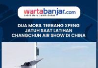 VIDEO - Dua Mobil Terbang Xpeng Jatuh saat Latihan Changchun Air Show di China