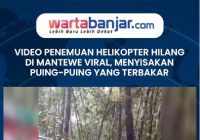 VIDEO - Video Penemuan Helikopter Hilang di Mantewe Viral, Menyisakan Puing-puing yang Terbakar