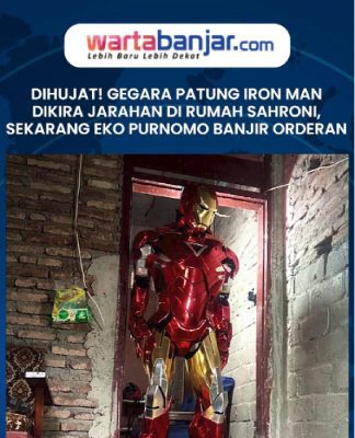 VIDEO - DIHUJAT! Gegara Patung Iron Man Dikira Jarahan di Rumah Sahroni, Sekarang Eko Purnomo Banjir Orderan