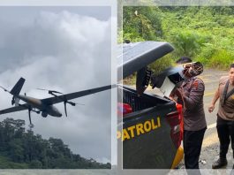 DRONE CANGGIH POLDA KALSEL Jatuh Saat Misi Pencarian Helikopter di Tanah Bumbu, Diganggu Medan Magnet!