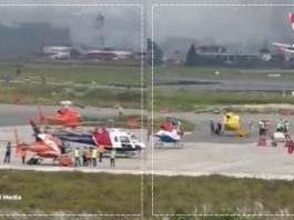 BANDARA KATHMANDU Lumpuh Total! Tapi Helikopter Elite Parkir Berjajar, Kondisi Nepal Hancur-hancuran