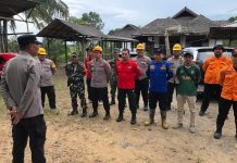 Polres Tanah Laut dan TNI Hadapi Gelar Patroli Terpadu Antisipasi Karhutla