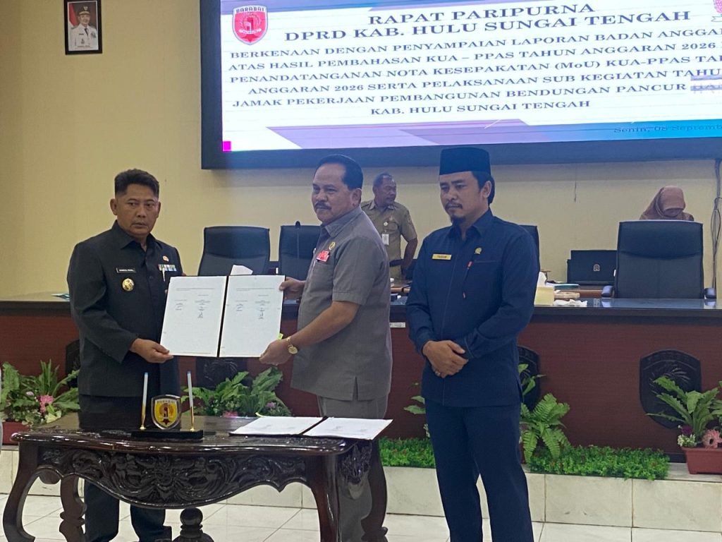 Pemkab HST Mantapkan Langkah Pembangunan Lewat Kesepakatan KUA-PPAS 2026
