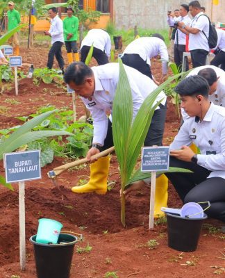 5.000 Bibit Pohon Kepala Ditanam di Permasyarakatan Kalsel, Perkuat Kedaulatan Pangan
