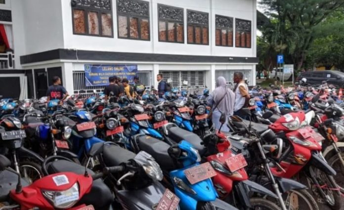 100 Unit Sepeda Motor dan 10 Mobil Plat Merah Dilelang Pemkab Tabalong,Catat Tanggalnya!