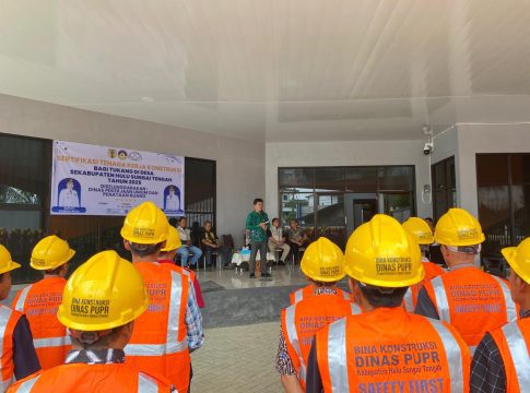 Dinas PUPR HST Gelar Sertifikasi Tukang Desa