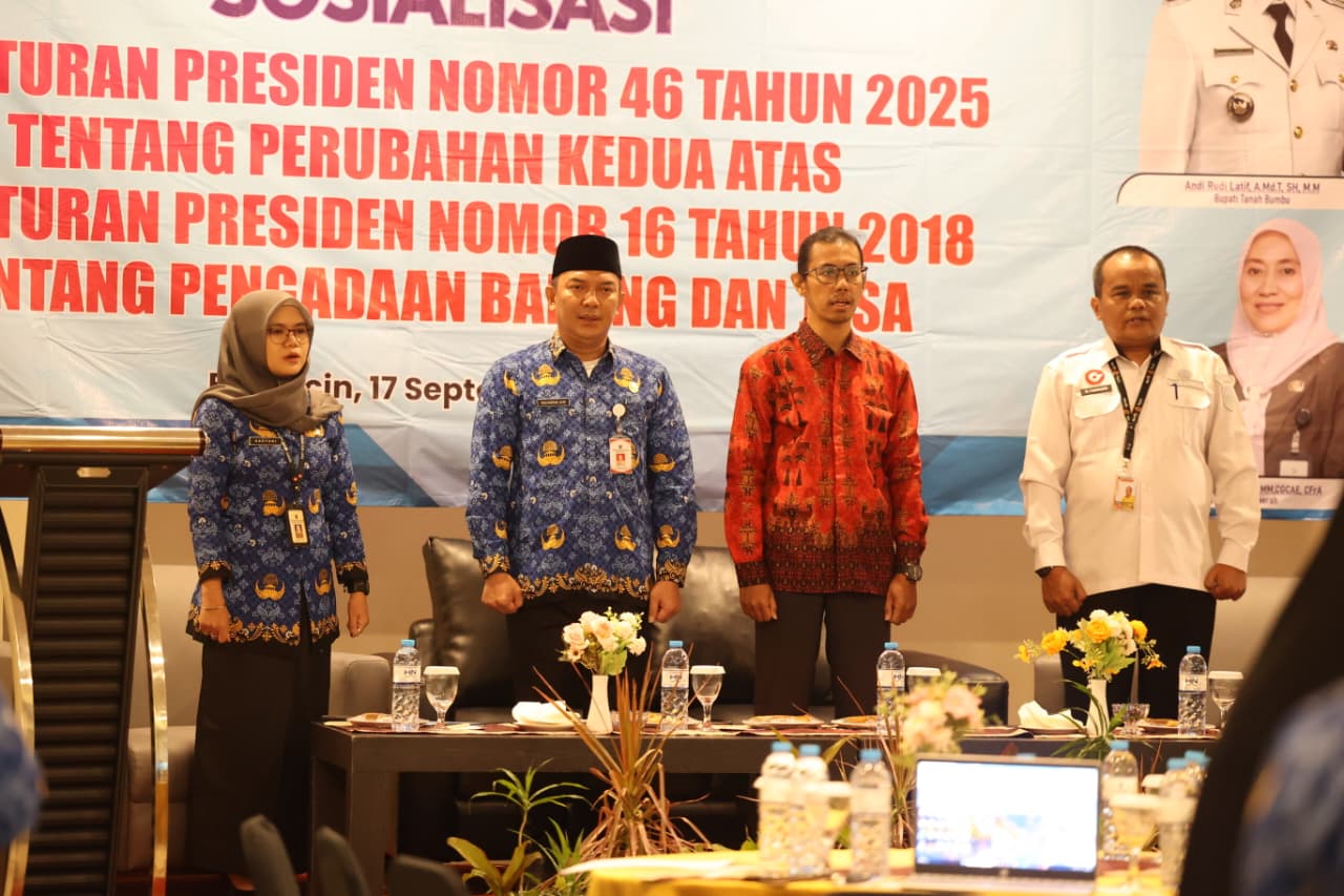 Pemkab Tanbu Dorong Produk Lokal dalam Belanja APBD, Sosialisasikan Perpres Nomor 46 Tahun 2025