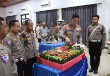 Hari Jadi Lalu Lintas Bhayangkara ke 70, Kapolres Tabalong Ingatkan Pelayanan Prima