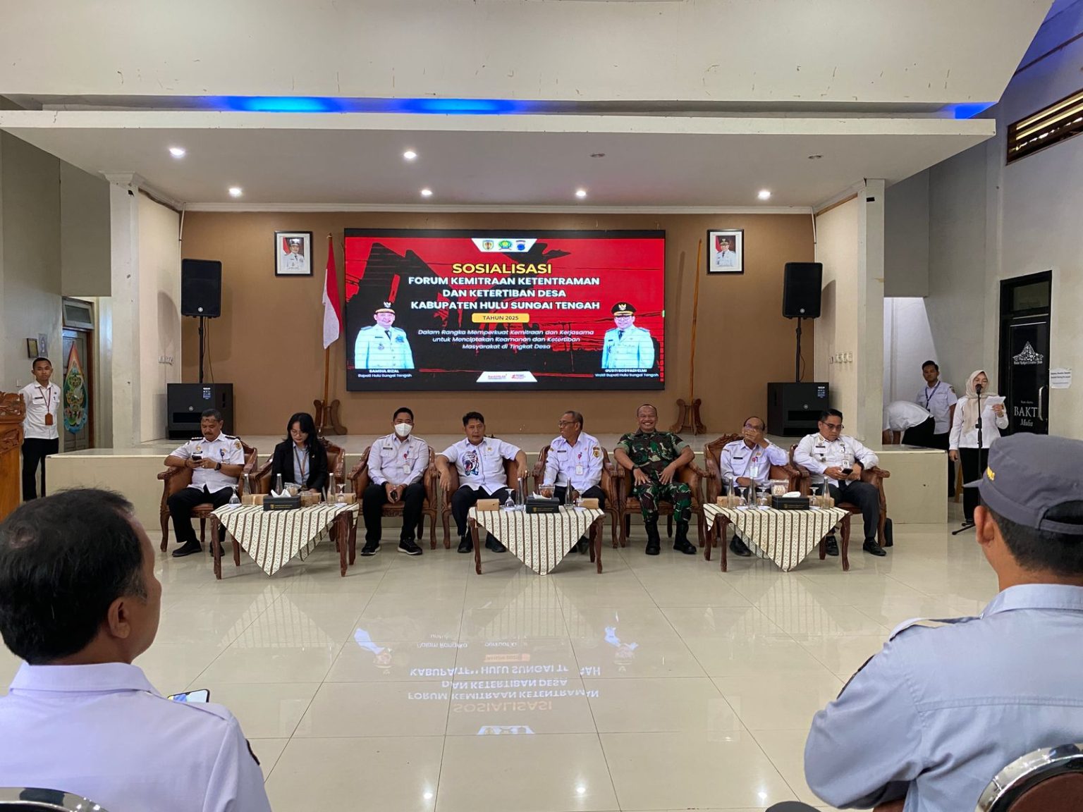 Bhabinkamtibmas HST Terima Rp 500 Ribu per Bulan, ini Pesan Bupati