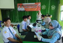 Dinkes HST Gelar Skrining Merokok di MAN 1 Barabai