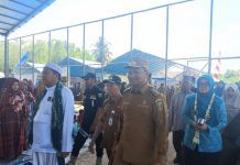 Melalui Progam Bunga Desa, Bupati dan Wakil Bupati Tabalong Kunjungi Desa Hayup