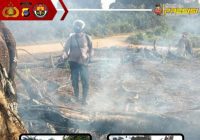 Lahan di 2 Desa di Kotabaru Terbakar, Diduga Karena Puntung Rokok Dibuang Sembarangan