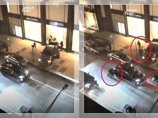 VIRAL! Aksi Pencurian Butik Louis Vuitton di Chicago: Tabrak Toko Pakai Pikap, Kerugian Rp2,7 M