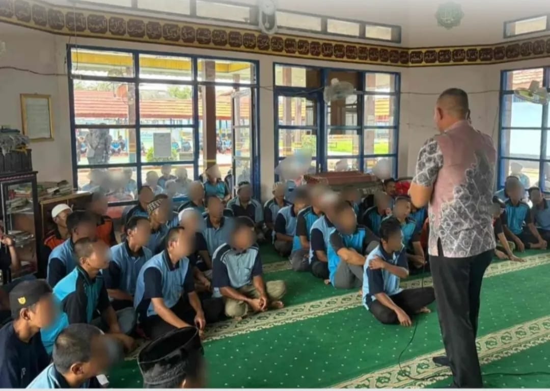 Ratusan warga binaan Rutan Kelas IIB